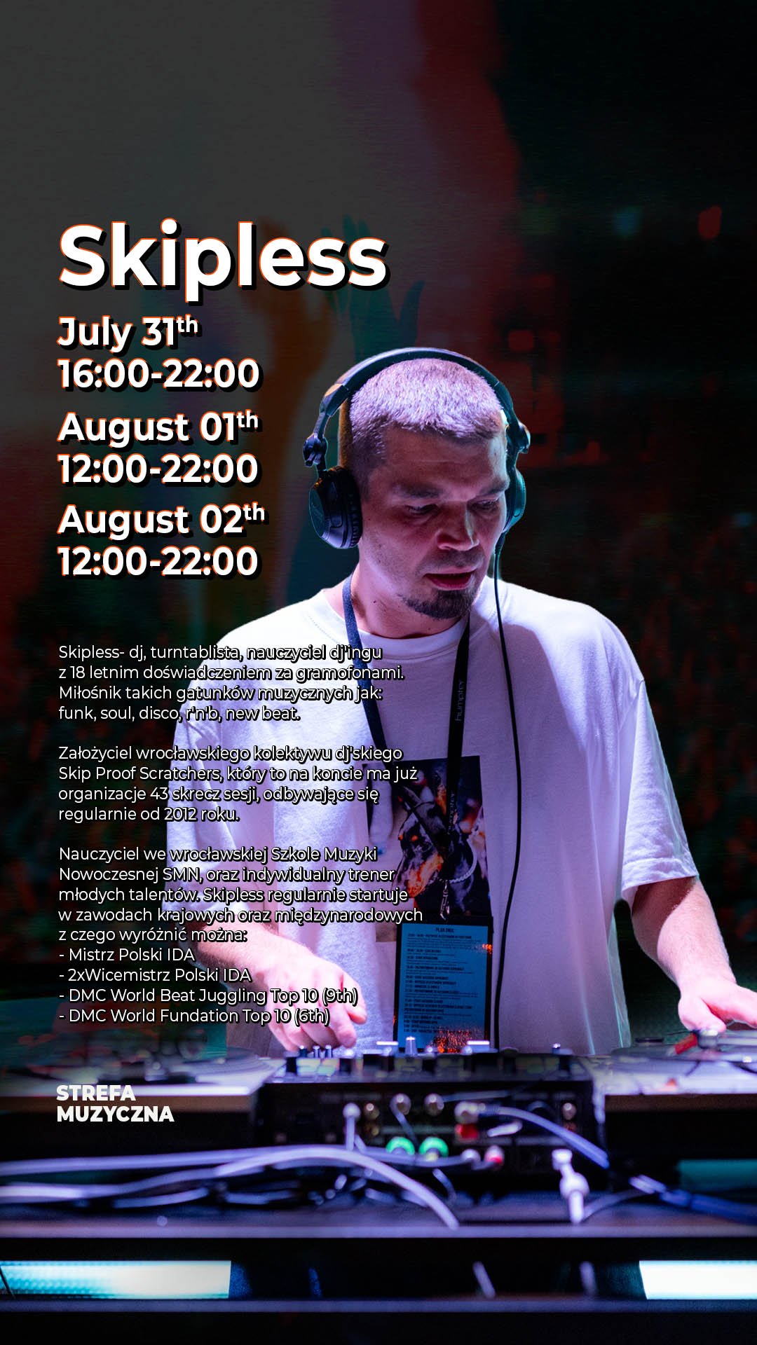 Skipless DJ Gastro Miasto Warszawa 2026