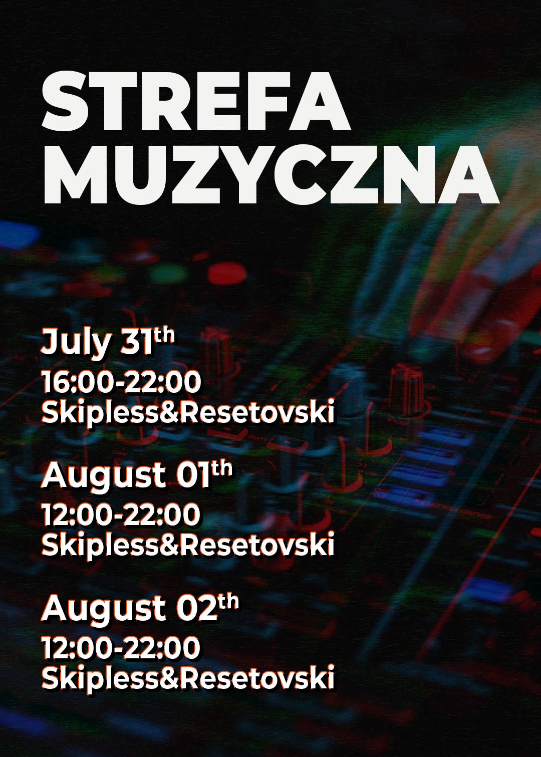 Harmonogram Strefy Muzycznej Gastro Miasto Warszawa 2026